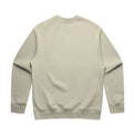 Men’s relax crew in butter with crown embroidery (back)