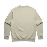 Men’s relax crew in butter with crown embroidery (back)