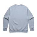 Men’s relax crew in powder with crown embroidery (back)
