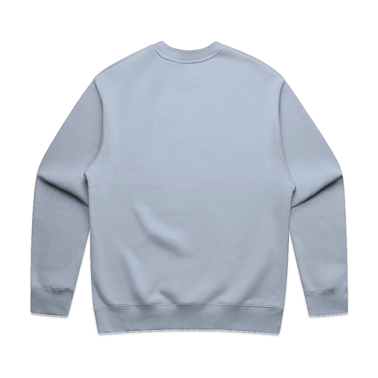 Men’s relax crew in powder with crown embroidery (back)
