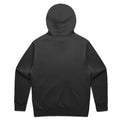 Men’s relax hood in black with crown embroidery (back)