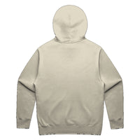 Men’s relax hood in butter with crown embroidery (back)