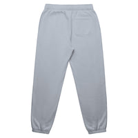Mens relax track pants in powder with crown embroidery (back)