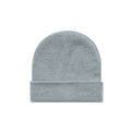 unisex cuff beanie in powder – back view
