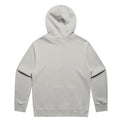 Unisex Fraĝffiti Relax Faded Hoodie in Faded Bone – Back View – Featuring Fraĝffiti Crown Embroidery