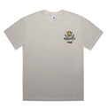 Unisex Heavy Faded Minus Tee in Faded Bone, front view with Fragffiti™ crown embroidery