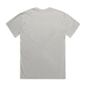 Unisex Heavy Faded Tee in Faded Bone, back view with Fraĝffiti™ crown embroidery
