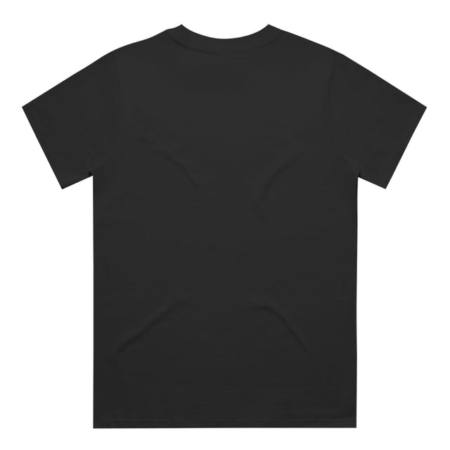 Women’s classic tee in black with crown embroidery (back)