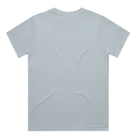 Women’s classic tee in powder with crown embroidery (back)