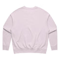Womens Relax Crew in orchid with crown embroidery (back)
