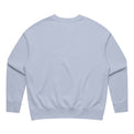Womens Relax Crew in powder with crown embroidery (back)