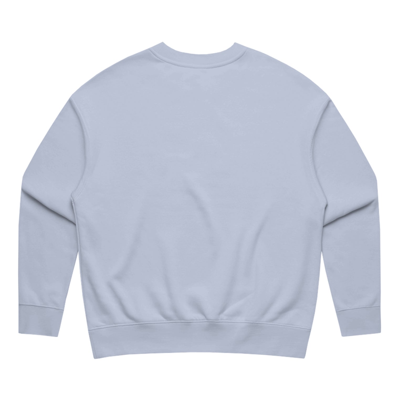 Womens Relax Crew in powder with crown embroidery (back)
