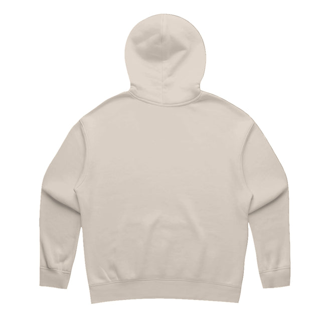 Womens Relax Hood in bone with crown embroidery (back)