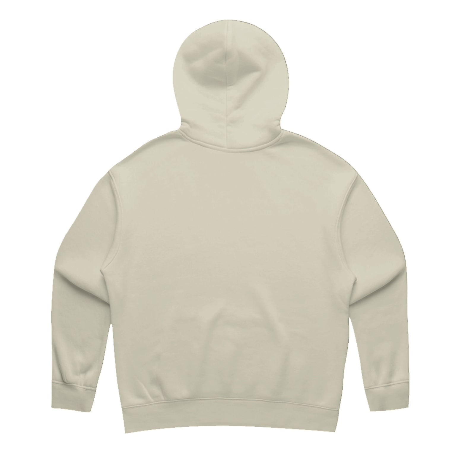Womens Relax Hood in butter with crown embroidery (back)