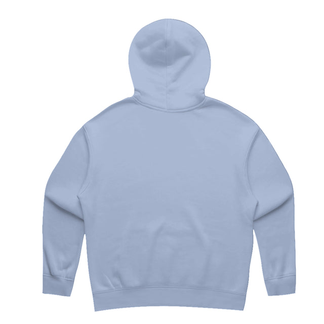 Womens Relax Hood in powder with crown embroidery (back)