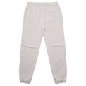 Women's relax track pants in bone with crown embroidery – back view